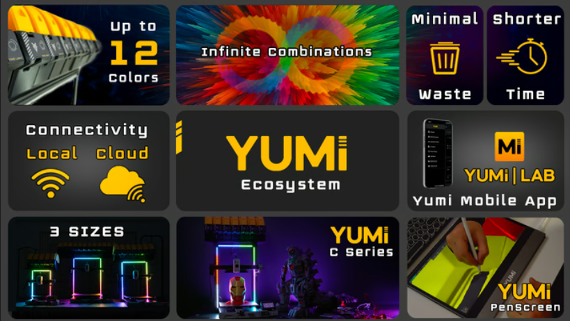 YUMI 3D Printer – Fastest Multicolor FDM Printer on Kickstarter